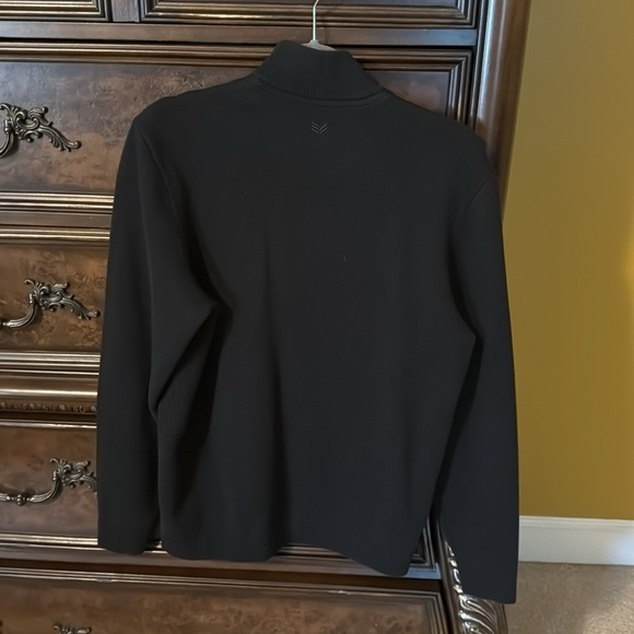 Buttercloth Men’s 1/2 Zip Up Black Pullover Sweater size L - Picture 6 of 7